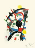 Colombine à la Fenêtre by Joan Miró, 1980, Farblithographie auf Arches-Velin, sold Nov 2008