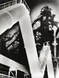 Ohne Titel (Industrielandschaft) by Ludwig Windstosser, 1953, Vintage. Silbergelatineabzug einer Positiv-Negativ-Montage, sold Jun 2009