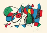 Aus: „Joan Miró Lithographe II by Joan Miró, 1975, Farblithographie auf Arches-Velin, sold Nov 2011