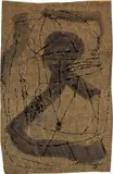 G-21/1958 by Emil Schumacher, 1958, Heiße Nadel und Pinsel in Grau auf braunem Packpapier, sold Nov 2011