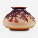 Cameo Glass Vase by Émile Gallé, France, sold Jan 2018