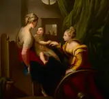 The Mystic Marriage of Saint Catherine by called il Parmigianino Girolamo Francesco Mazzola, oil on canvas laid down on masonite, offered Dec 2015