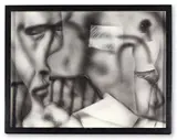 Twinkle in Father´s Eye by Jim Shaw, 1981, Airbrush, Bleistift und Farbstifte auf Papier, sold May 2014