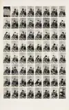 al naturale. Wohl 1974 by Suzy Lake, 64 Photographien auf Karton collagiert, sold May 2014