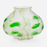 Fine Wheel-carved Glass Vase by Tiffany Studios, sold Jan 2018