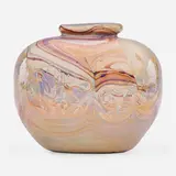 Early Favrile Agate vase by Tiffany Studios, sold Jan 2018