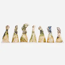 Seven Animal Rhytons by Stephen Kaltenbach, sold Sep 2017