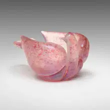 A Mace bird by Dino Martens, c. 1940, glass with internal decoration, sold Jul 2023