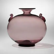 Soffiato vase by Pauly & C., Soffiato glass with applied details, sold Jul 2023