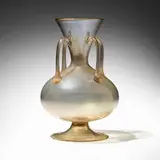 Soffiato vase by attribution Artistica Barovier, c. 1920, soffiato glass, sold Jul 2023