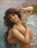 The water nymph by François Martin-Kavel, oil on canvas, sold Oct 2014