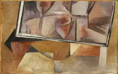 Bild im Bild by Curt Ehrhardt, 1921, Öl auf Leinwand auf Holz, sold Nov 2014