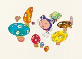 !N-Cha! by Takashi Murakami, 1999, Farbserigraphie auf leichtem Karton, sold Nov 2015