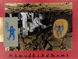 Laque des hommes by Mappenwerk, 1983, Orig.-Halbleinenmappe mit 16 Druckgraphiken auf verschiedenen Papieren, z. T. collagiert, von Werner Büttner, Martin Kip, sold Dec 2016
