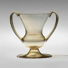 Vase, model 1931 CV / 5342 MVM by Vittorio Zecchin, 1921-25, glass, sold Jul 2023
