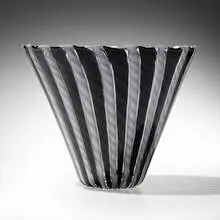 Vase by VeArt, fused glass canes, sold Jul 2023