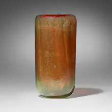 Sommerso vase by attribution Seguso, c. 1938, glass with gold leaf, sold Jul 2023