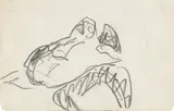 Liebespaar by Ernst Ludwig Kirchner, Um 1908, Bleistift auf Papier (aus einem Skizzenbuch), sold Nov 2019