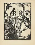 Frauen am Strand by Erich Heckel, 1919, Holzschnitt auf Velin, sold Dec 2018