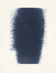Ohne Titel by Arnulf Rainer, 1990, Kaltnadel auf Velin, sold Dec 2017