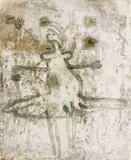 Ohne Titel by Norbert Schwontkowski, 1993, Öl auf Papier, sold Jun 2015