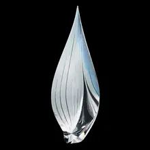 Tall Glass Sculpture by Christopher Ries, sold Sep 2017