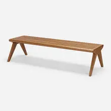 Arrowhead bench by Michael Boyd, 2012, mahogany, sold Jun 2023