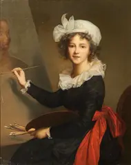 A self portrait by Élisabeth Louise Vigée Le Brun, oil on canvas, sold Sep 2014