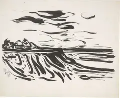 Sylt by Max Kaus, Tusche auf Japan, sold Mar 2023