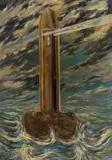 PHARE BRETON by Yves Laloy, Um 1959, Öl auf Leinwand, sold Jan 2022