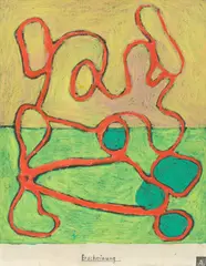 St. Paul #263 by Martin Assig, 2012, Aquarell und Wachs auf Papier, sold May 2021