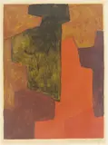 Composition orange et verte by Serge Poliakoff, 1964, Farblithografie auf Velin, sold Dec 2017
