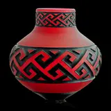 Large Glass Vase by Chris Tarpley, sold Sep 2017