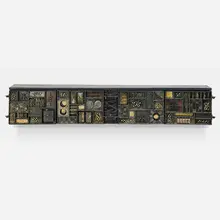 Massive Sculpture Front Cabinet by Paul Evans, sold Sep 2017