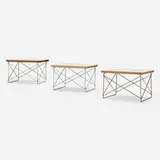 LTRs, set of three by Charles and Ray Eames, laminate over plywood, chrome-plated steel, sold Jun 2023