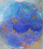 Tondobild 5 by Heinz Kreutz, 2001, Öl auf Leinwand, sold Dec 2017