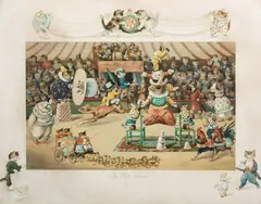 The Cats' Circus by Louis Wain, offered Jan 2015