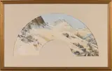 Snow Cap Mountains with Deer by Henry Farny, 1893, Gouache on Silk, sold Feb 2026