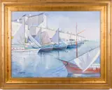 Port Corse by Charles Levier, Oil on Canvas, offered Feb 2026