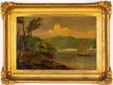 Sailing on the Hudson by Henry Ary, Oil on Canvas, sold Feb 2026