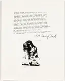 Untitled (Handwritten Note) by Larry Clark, Silver Gelatin, sold Feb 2026