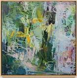 Fleur de Lis by Connie Connally, 2013, Oil on Canvas, sold Feb 2026