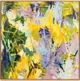 Brassy Iris, Languid Lily by Connie Connally, 2013, Oil on Canvas, sold Feb 2026