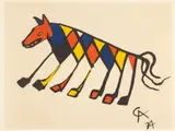 Beastie by Alexander Calder, Lithograph, sold Feb 2026