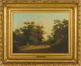 Landscape by Marinus Adrianus Koekkoek, Oil on Canvas, sold Feb 2026