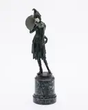Harlequin Dancer by Karl Perl, Bronze, sold Feb 2026