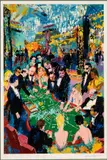 Baccarat by LeRoy Neiman, Serigraph, sold Feb 2026