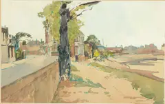 Landscape by William Bowyer, Watercolor, sold Feb 2026