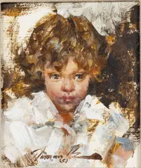 Danny Boy by Ramon Kelley, Oil on Canvasboard, sold Feb 2026