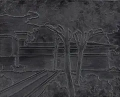 F.L.W. (Undead) by Sven Drühl, 2008, Öl auf Leinwand, sold Jun 2017